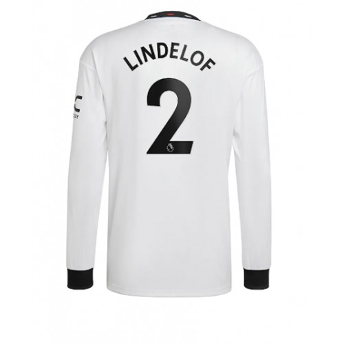 Fotbalové Dres Manchester United Victor Lindelof #2 Venkovní 2022-23 Dlouhý Rukáv